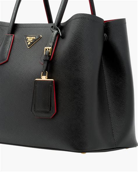 prada double bag napa red|prada handbags review.